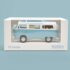 1:43 Масштабная модель VW T2 Combi Camper Van с досками для серфинга 1973 Pastel Blue
