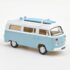 1:43 Масштабная модель VW T2 Combi Camper Van с досками для серфинга 1973 Pastel Blue
