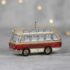 Елочная игрушка "Автобус - Ленинград" красный