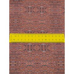 Самоклеющаяся текстура кирпичной стены (мелкая), для макетов, лист А4