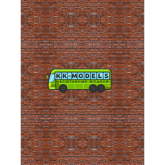 Самоклеющаяся текстура кирпичной стены (мелкая), для макетов, лист А4