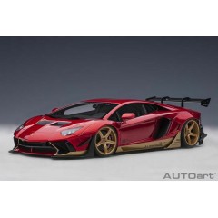 1:18 Масштабная модель Lamborghini Aventador LB Performance (hyper red / gold accents)