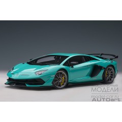 1:18 Масштабная модель Lamborghini Aventador SVJ (solid blue)