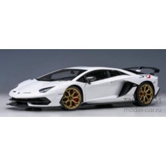 1:18 Масштабная модель Lamborghini Aventador SVJ (white)
