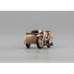 1:43 Масштабная модель Мотоцикл ИМЗ М-72 1955 г. с коляской