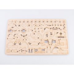 1:43 Сборная модель КАМАЗ-43118 бортовой (ранний)