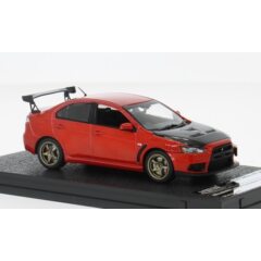 1:43 Масштабная модель MITSUBISHI Lancer Evo X 2011 Red Metallic/Black