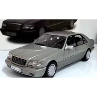 1:18 Масштабная модель MERCEDES-BENZ S600 (W140) 1997 Pearl Grey Metallic