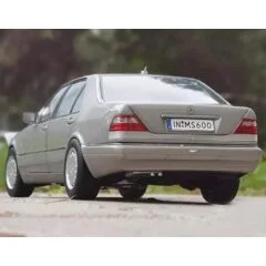 1:18 Масштабная модель MERCEDES-BENZ S600 (W140) 1997 Pearl Grey Metallic