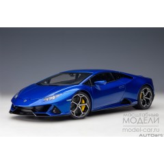 1:18 Масштабная модель Lamborghini Huracan Evo (blue)
