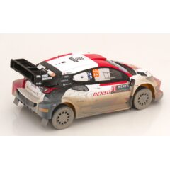 1:18 Масштабная модель TOYOTA GR Yaris Rally1 Hybrid #69 "Toyota Gazoo Racing WRT" Rovanpera/Halttunen 2 место Safary Rally Чемпион мира 2023 (загрязненная версия)