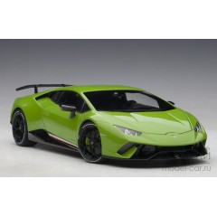 1:18 Масштабная модель Lamborghini Huracan P640-4 Performante - 2017 (green)