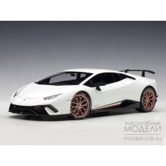 1:18 Масштабная модель Lamborghini Huracan P640-4 Performante - 2017 (white)