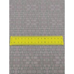 Самоклеющаяся текстура тротуарной плитки №2 (мелкая), для макетов, лист А4