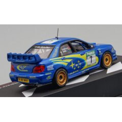 1:43 Масштабная модель SUBARU Impreza Wrc N 7 Rally New Zealand (2003) P.Solberg - P.Mills, Blue Met Yellow