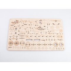 1:43 Сборная модель КАМАЗ-65115 (ранняя кабина) самосвал