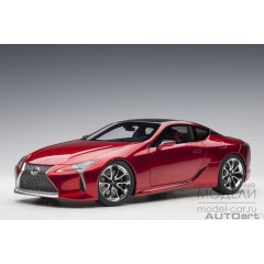 1:18 Масштабная модель Lexus LC500 Coupe 2016 (red)