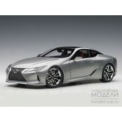 1:18 Масштабная модель Lexus LC500 Coupe 2016 (silver)