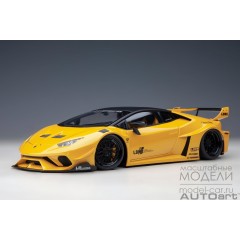 1:18 Масштабная модель Liberty Walk LB Silhouette Works Huracan GT (met yellow)