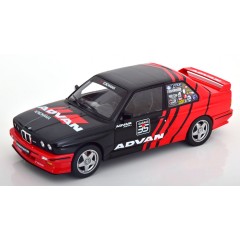 1:18 Масштабная модель BMW E30 M3 ADVAN DRIFT Team, 1990 (black / red)