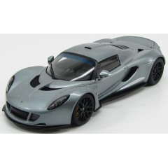 1:18 Масштабная модель Lotus Hennessey Venom GT Coupe Spyder 2012 Silver