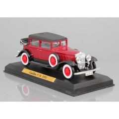 1:43 Масштабная модель Cadillac V16 (1931) red/black