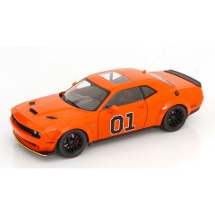 1:18 Масштабная модель Dodge Challenger SRT - 2023 (orange)