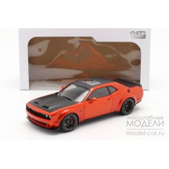 1:18 Масштабная модель Dodge Challenger SRT (orange)