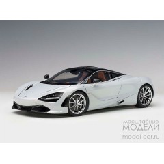 1:18 Масштабная модель McLaren 720S - 2017 (glacier white/metallic white)