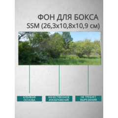 Фон для бокса SSM (26,3x10,8x10,9 см), вариант №7