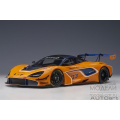 1:18 Масштабная модель McLaren 720S GT3 Presentation Car #03 (orange)