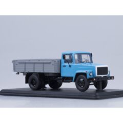 1:43 Масштабная модель 3307 (двигатель ЗМЗ-513) дерев. борт (голубой-серый)