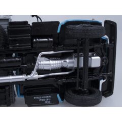 1:43 Масштабная модель 3307 (двигатель ЗМЗ-513) дерев. борт (голубой-серый)