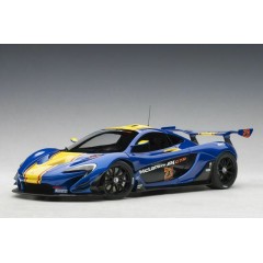 1:18 Масштабная модель McLaren P1 GTR (blue/yellow stripes)