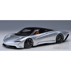 1:18 Масштабная модель McLaren Speedtail (silver)