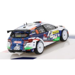 1:43 Масштабная модель SKODA Fabia RS Evo Rally2 #10 "Eurosol Racing Team Hungary" Wagner/Hain 2 место Barum Rally 2024