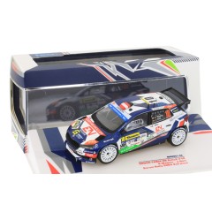 1:43 Масштабная модель SKODA Fabia RS Evo Rally2 #10 "Eurosol Racing Team Hungary" Wagner/Hain 2 место Barum Rally 2024