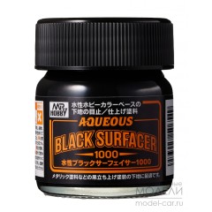Грунтовка Mr. Aqueous Black Surfacer 1000 40мл.
