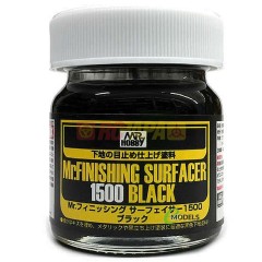 Грунтовка MR.FINISHING SURFACER 1500  BLACK 40мл