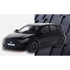 1:43 Масштабная модель Hyundai I30 N - 2022 (black)