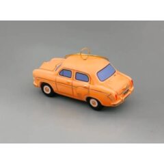 Елочная игрушка "Москвич 407" абрикосовая