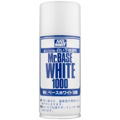 Краска  грунтовка в баллончиках  Mr.BASE WHITE 1000 180мл