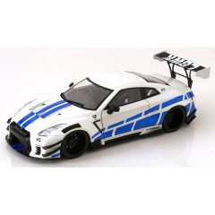 1:18 Масштабная модель Nissan GT-R (R35) Paul Tribute - 2024 (white/blue)