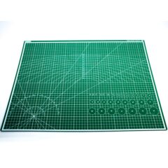 Коврик для резки А2, 5 слоёв, зеленый цветочная поляна