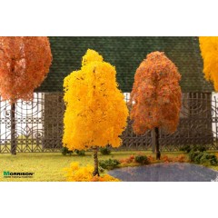 10 см. Осенняя берёза для макета