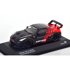 1:43 Масштабная модель Nissan GTR (R35) LBWK - 2020 (black / red)