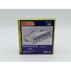 1:100 Сборная модель Японский средний танк Тип 97 Shinhoto Chi-Ha с радио