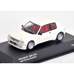1:43 Масштабная модель Peugeot 205 GTI Dimma Bodykit (white)