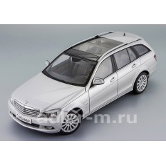 1:18 Масштабная модель Mercedes-Benz C-Class T-Model Elegance (Silver)