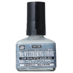 Краска 40мл MR.WEATHERING COLOR WC05 MULTI WHITE